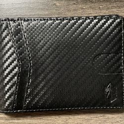 Zitahli Slim Wallet for Men-Leather Money Clip Mens Wallets-RFID Blocking Black