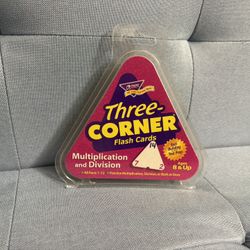 Like New! Three Corners Multiplication & Division Flashcards