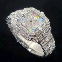 Simulated Moissanite Watch