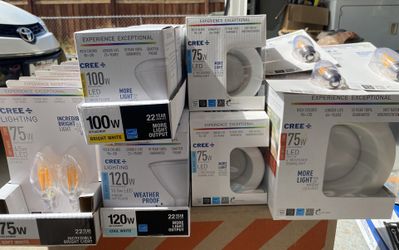 Cree Lighting LED light bulbs and recessed Downlights