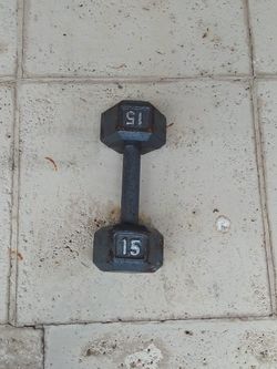 Pesa De Hierro De15 Libras