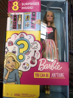 Barbie Doll with 2 Career Looks That Feature 8 Clothing and Accessory Surprises