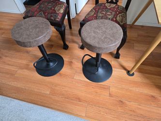 Two bar stools