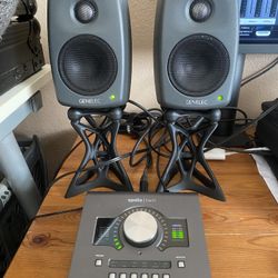 Genelec 8010 Pair And Apollo Twin duo MK2 