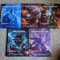 Dungeons and Dragons 5e Books