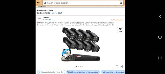 Security cameras 8 new