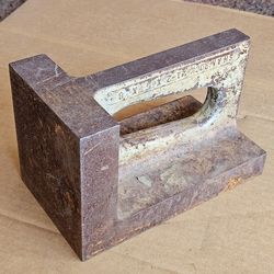 Cast Iron Machined Angle Plate 4.5x5x8"