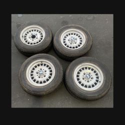 4 - 195/70r14 5x120 5x4.72 Bmw Wheels Rims With Tires!