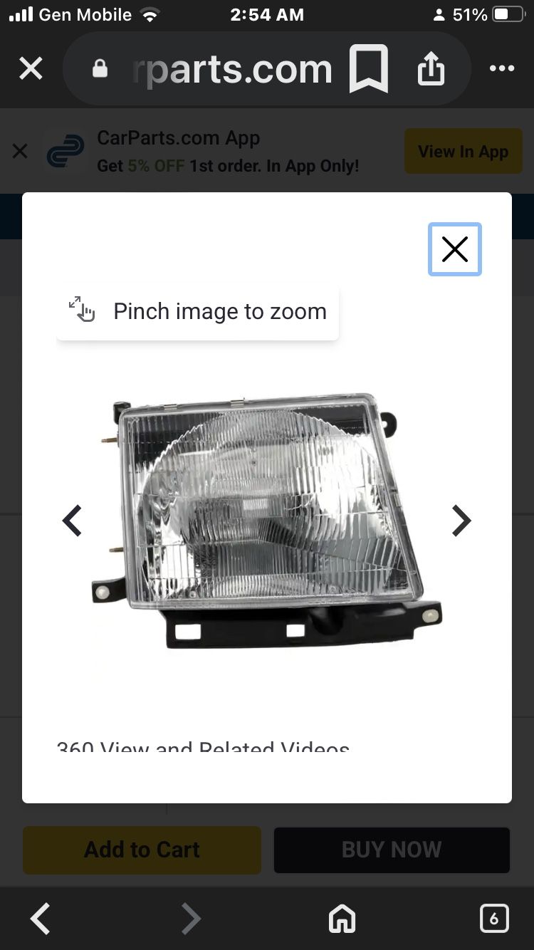 Used Tacoma Headlights