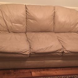 Leather Couches Set