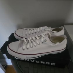 New White Converse Size 9