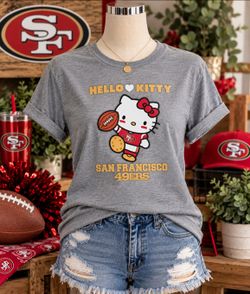 Hello Kitty San Francisco 49ers Graphic Sweatshirt