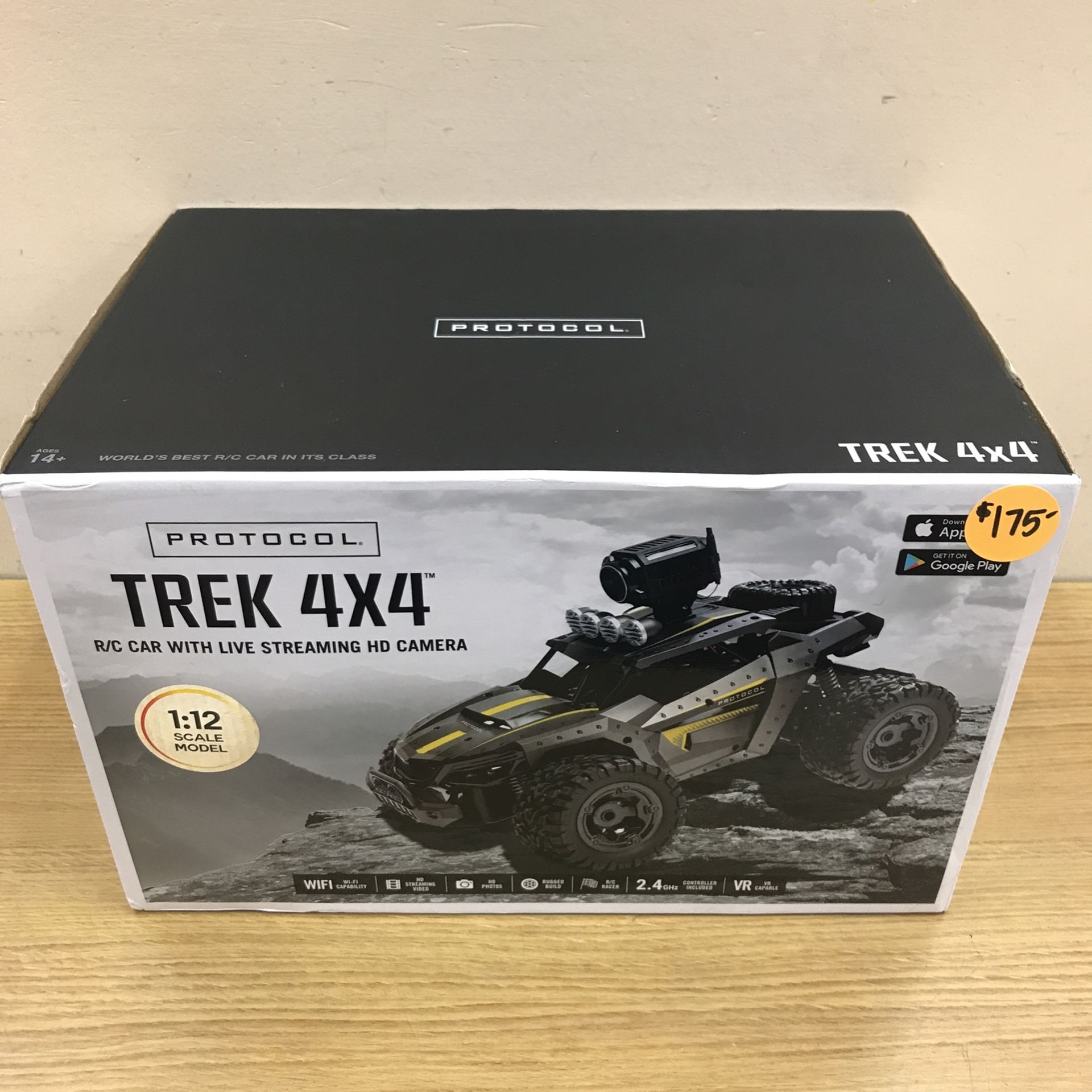 PROTOCOL TREK 4X4 R/C CAR WITH STREAMING HD CAMERA.