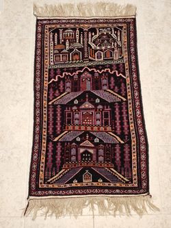 Genuine Antique Handmade Afghan Rug