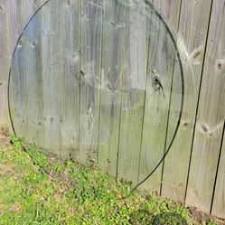 Round Piece of Table Glass