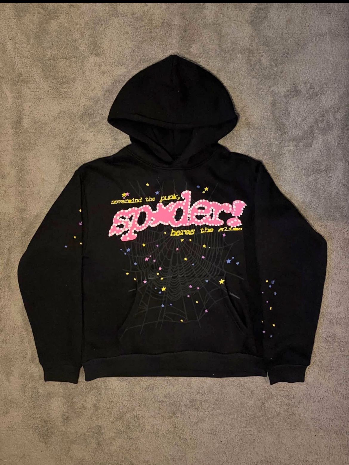 Sp5der Hoodie Black V2