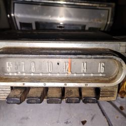 1962' Original Ford Galaxy Am Radio