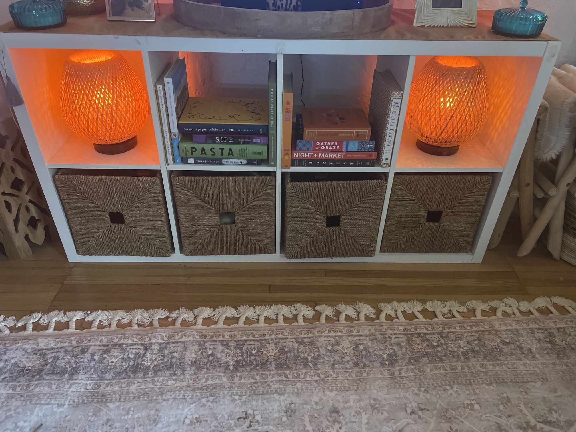 IKEA Kallax White Cube Storage Shelf