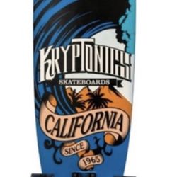 Blue Kryptonics 36" Longboard Big Wave 