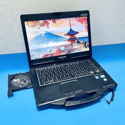 Panasonic Toughbook CF-53 Mk2 / 14" TOUCH Screen / 2.6GHz Core i5 / NEW 512GB SSD / 8GB RAM / Win 10 Pro