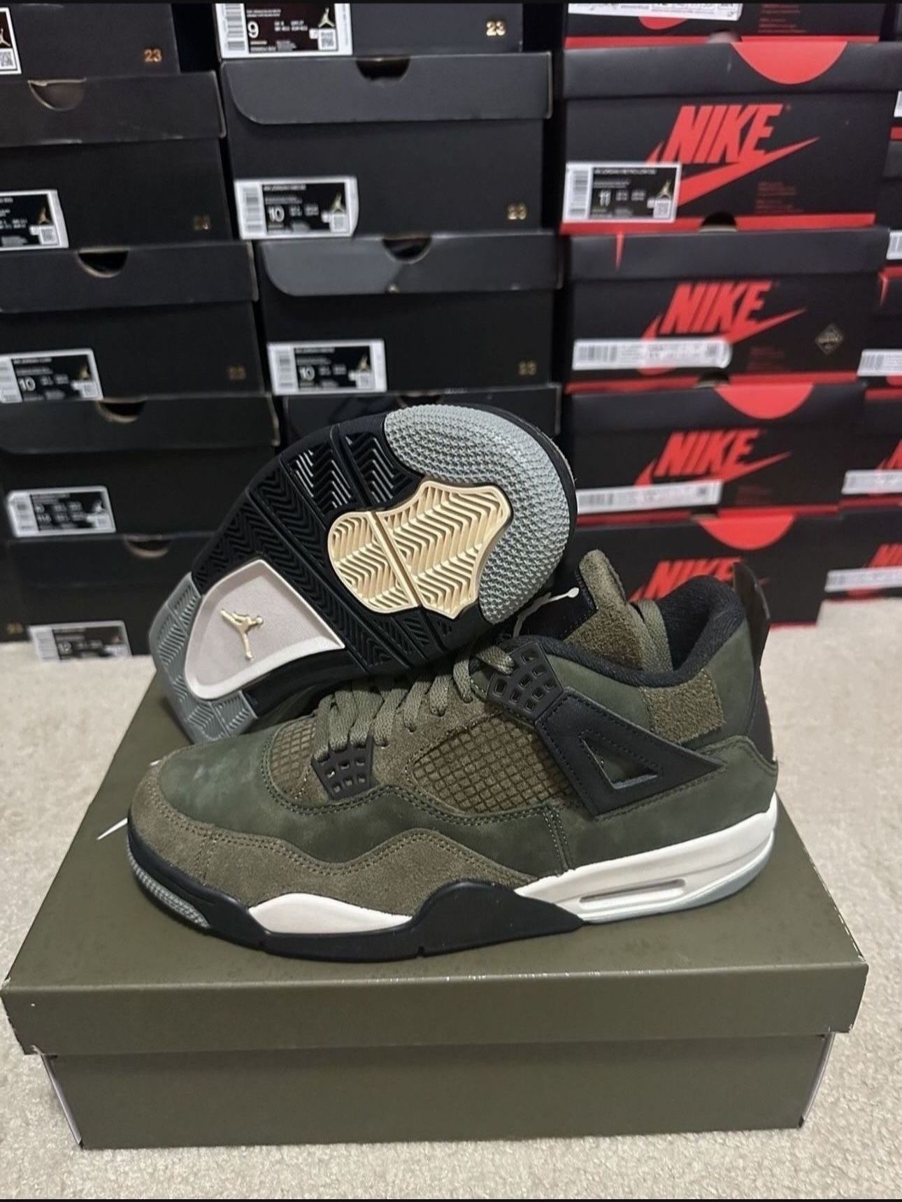 Nike Air Jordan 4 Retro SE Craft Medium Olive FB9927-200 Size 9.5 Brand New