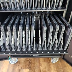 32 NEW HP Pro x360 11 Fortis G9 Laptops + Charging Cart (AVer C36i+)