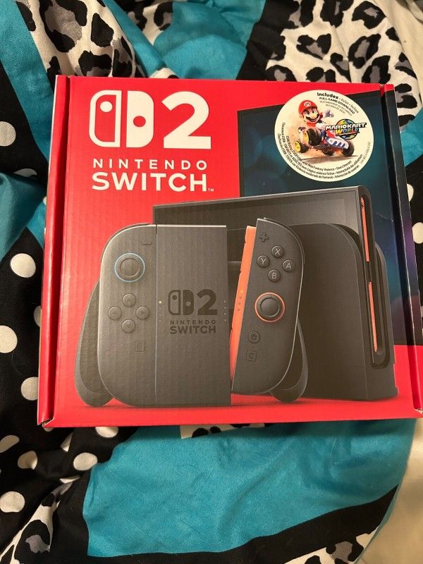 Nintendo Switch 2 Console With Mario Kart Brand New Sealed