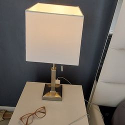 Lamp Table With Outlet 