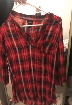 Plaid shirt size xs