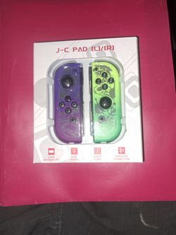 Nintendo Switch controllers/splatoon design.