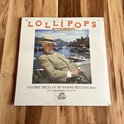Lollipops Favorite Pieces Of Sir Thomas Beecham Vinyl Record - Factory Sealed 