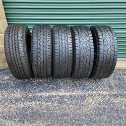 3 tires continental and  2 general