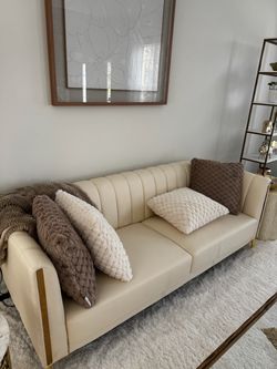 Brand new cream sofa