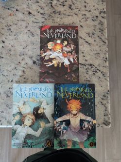 The Promised Neverland Manga vol. 3, 4, & 5