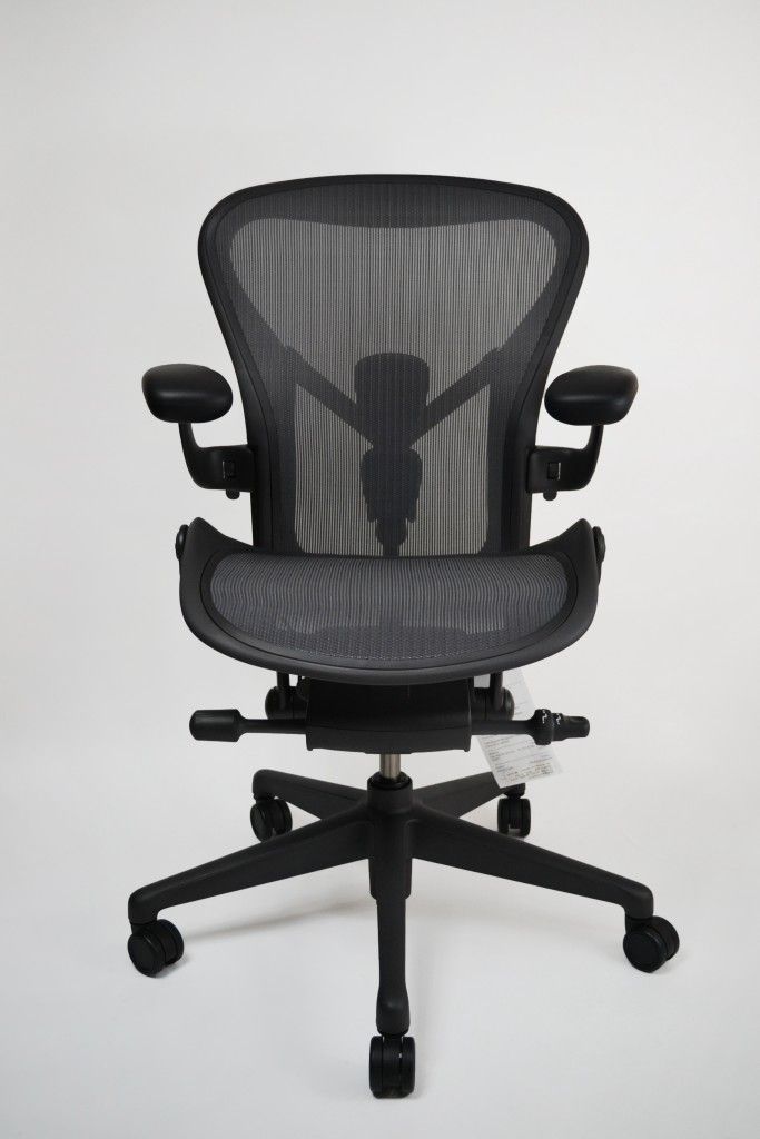 SaviorBack: Herman Miller Remastered Aeron Graphite Fully Loaded Ergonomic Office Chair Irvine 
