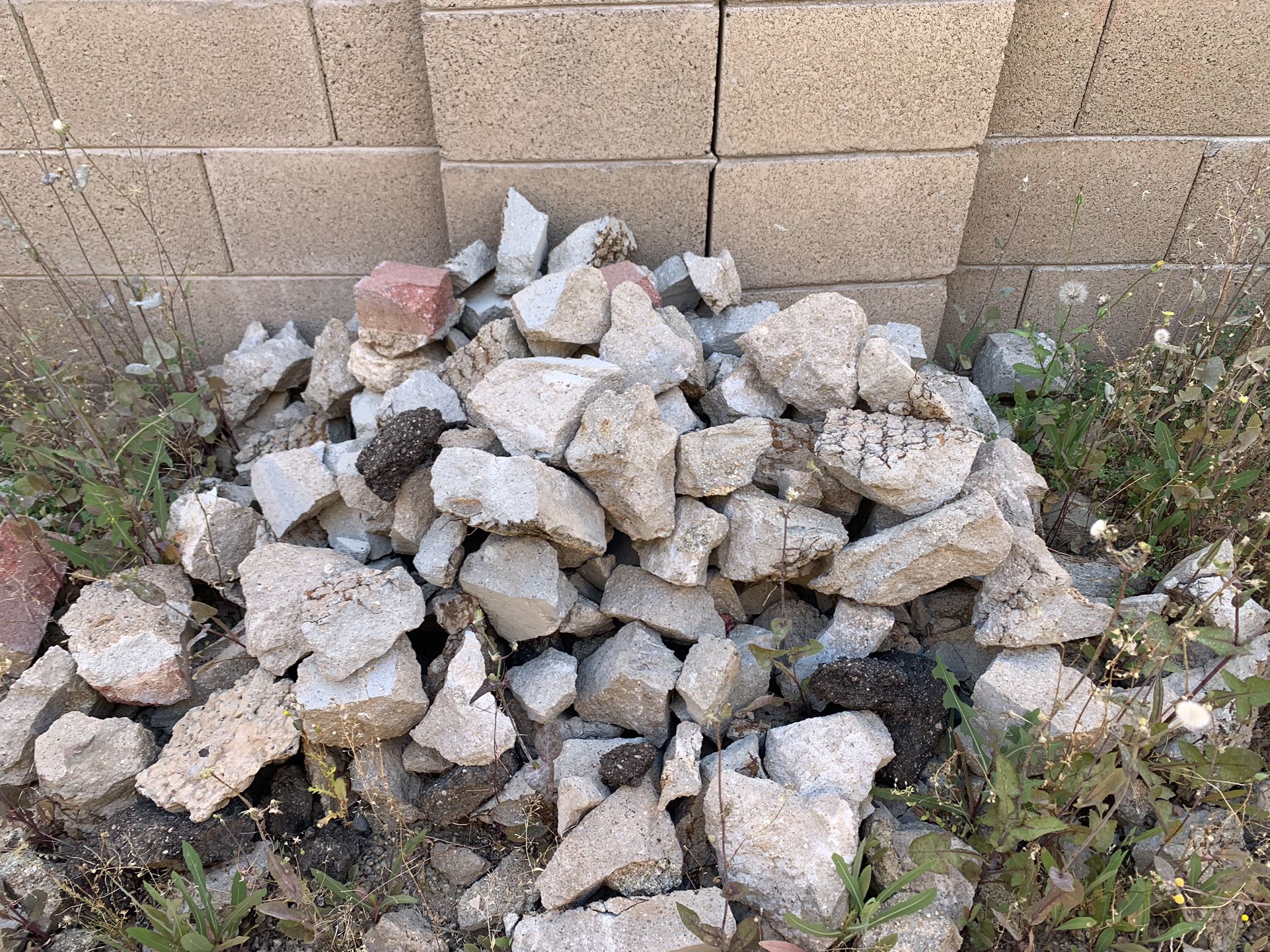 Free Chunks Of Broken Concrete