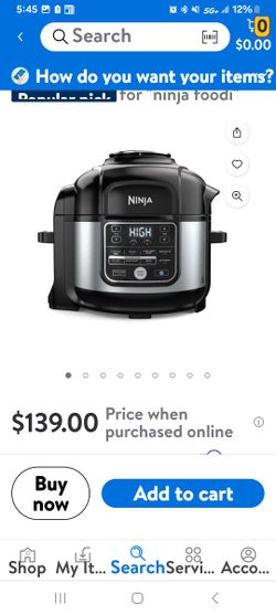 Ninja Pressure Cooker/Air Fryer