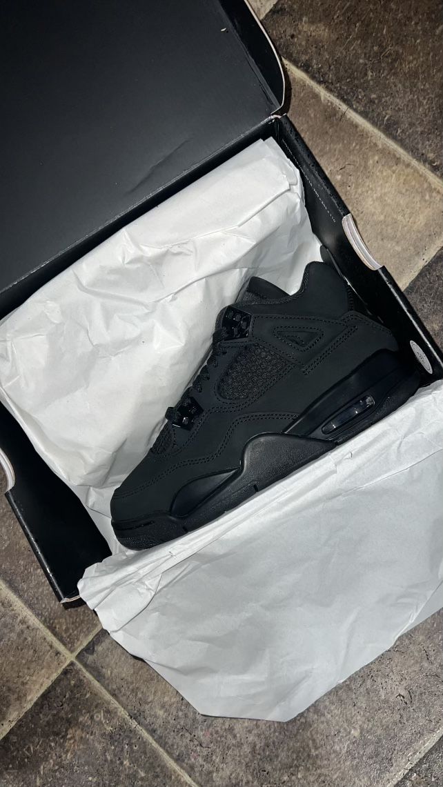 Jordan 4 Black Cat 5Y/6.5W