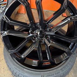 🔥 24” REPLICA 2107 WHEELS + TIRES — $1,700 🔥