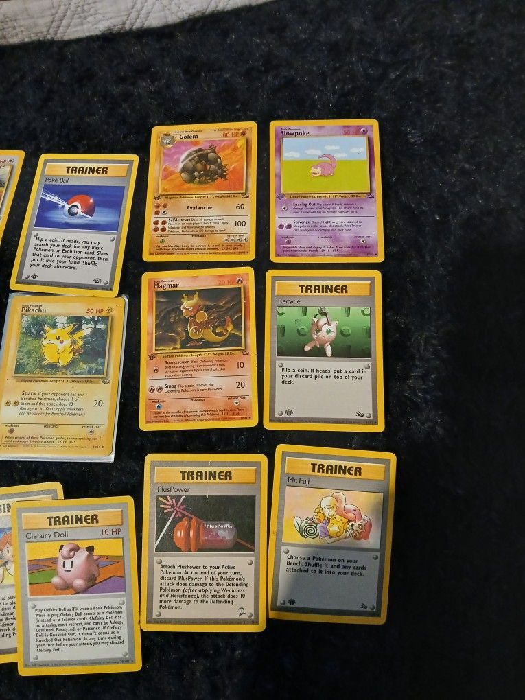 1st Edition Pokémon Cards**(Price negotiable)**