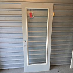 Right Hand Swing Exterior Glass Door