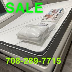 Huge sale for Mattress And Box Twin size #mattress and box 150.$ full 190$ Queen 200$ king 290$. free delivery free set up 708….289…7715… cash or Zell