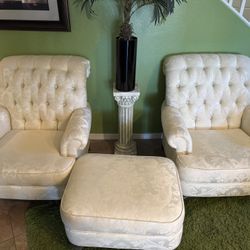 Chair & Ottoman Set