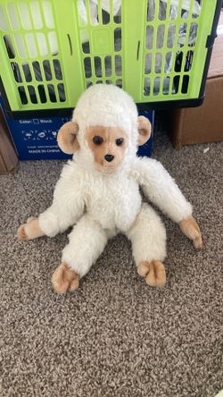 Monkey stuffed toy