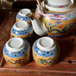 Tea Sets With Dragon Pattern