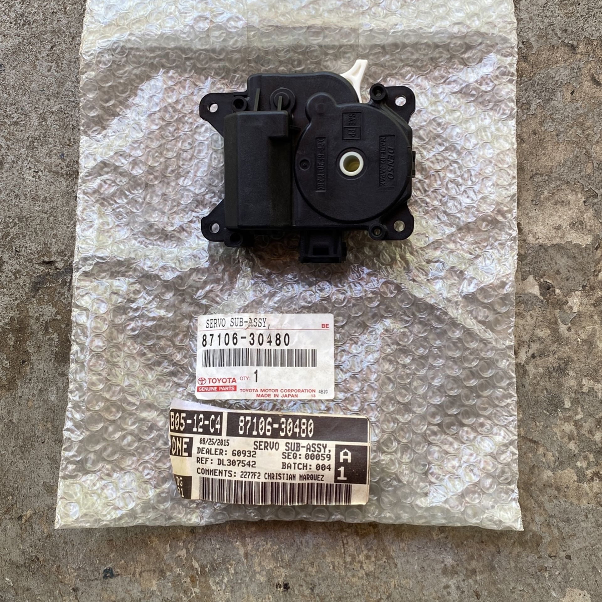 AC actuator For Lexus IS And Toyota