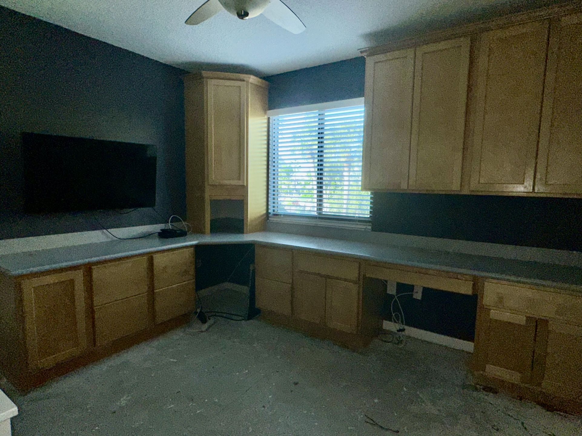 Office - Built in desk - KraftMaid cabinets (no Uppers)