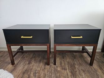 Pair of mid-century modern nightstands.  Open to trades!