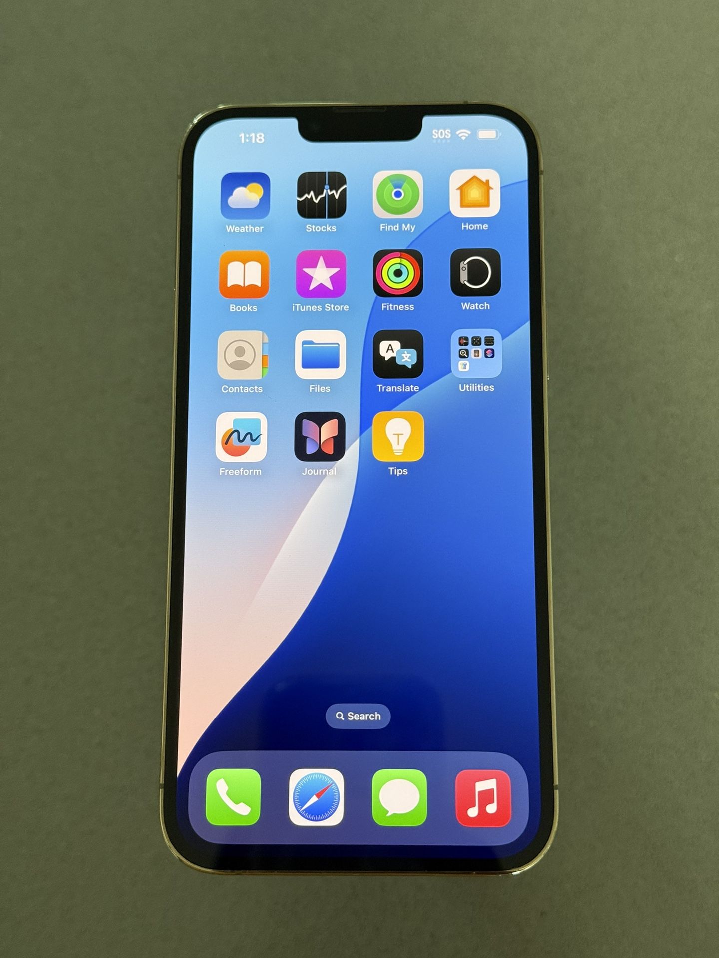 Gold iPhone 13 Pro Max – 256GB – Unlocked - 100% Battery Health