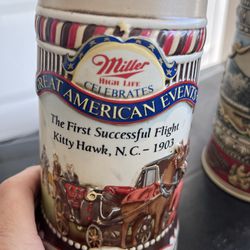 Miller And Coors Collector Steins